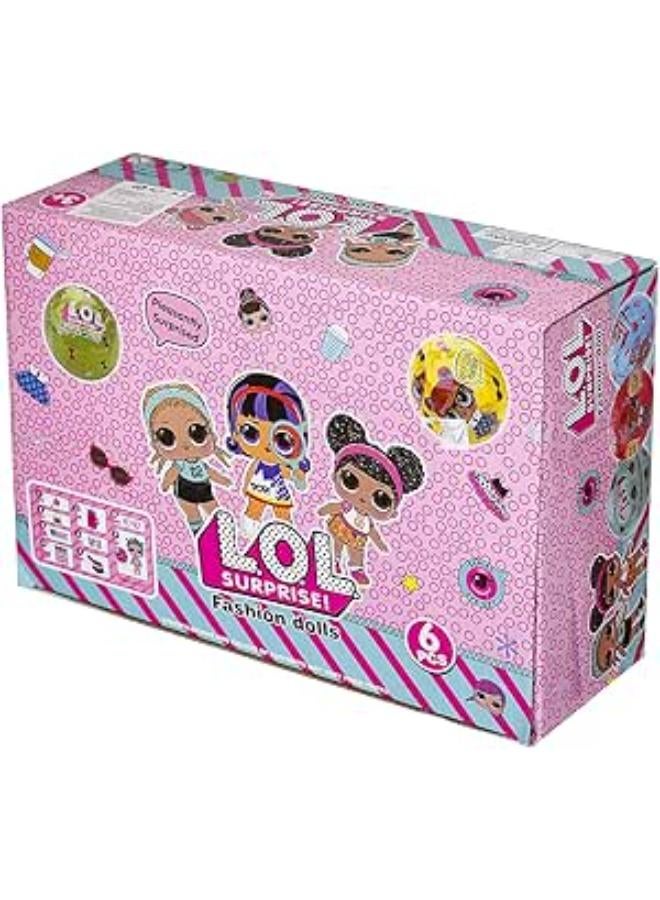 Lol Surprise Doll Egg Ball Toys for Girls Set of 6 Pieces