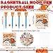 Gosodeny 28 Set Basketball Party Favor Set with Mini Hoop Pens Stickers Exchange Cards and Gift Bags Bulk Gifts Sports Birthday Goodie Bag Fillers for Adult - Image 4