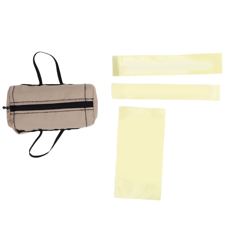 RC Crawler Luggage Bag: Khaki Polyester 1/10 Scale - Highly Realistic Details Diy Customizable Stickers for SCX10 D90 RC Crawlers - Image 1
