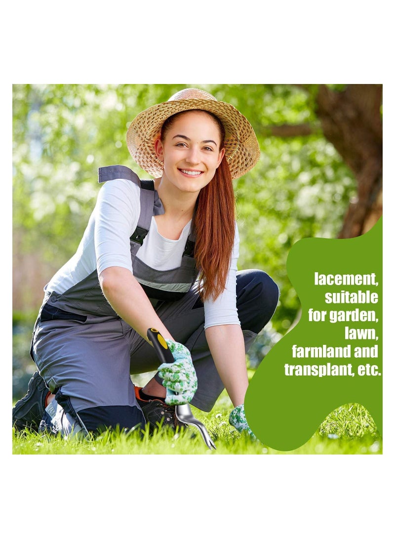 SYOSI Hand Tool Garden Best Tools Garden Removal Gardening Puller with Ergonomic Handle for Garden Lawn Farmland Transplant (Yellow) 2 Pieces - Image 5