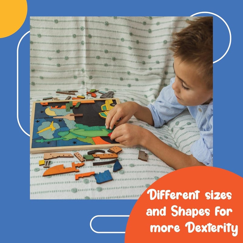 EKOPLAY ’s New York Puzzle for School Kids, 75 Piece Jigsaw Puzzle, Learning Educational Toys Gifts for Boys Girls. Discover City Puzzle Series. - Image 3