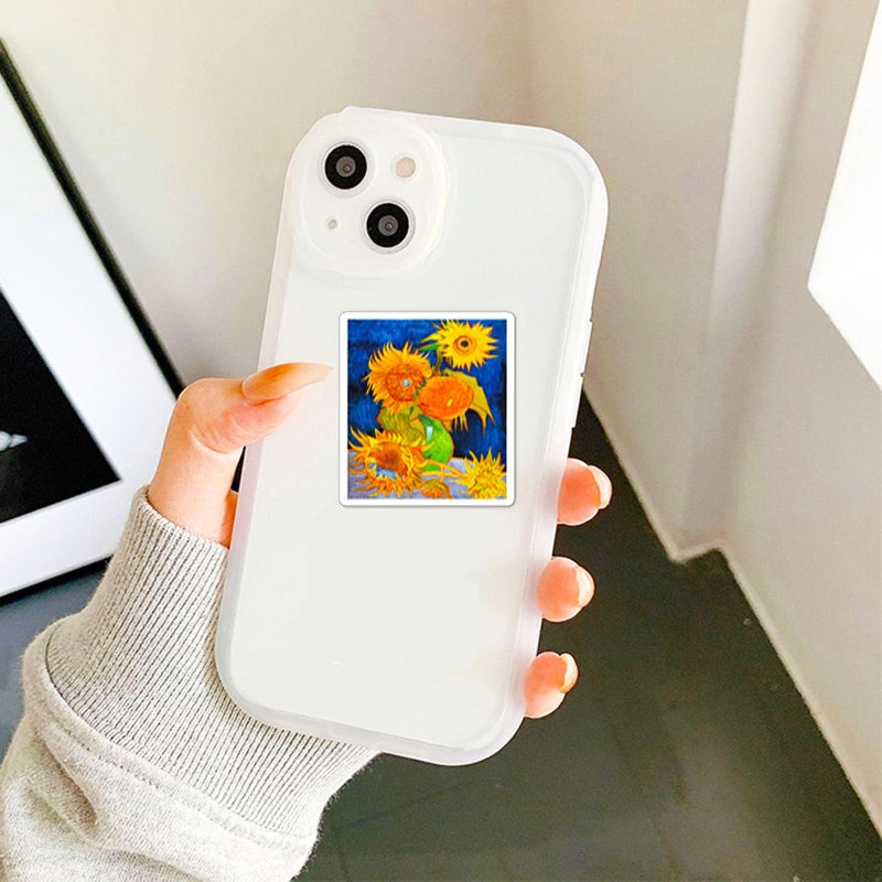 DothRayan Retro Famous Art Painting Stickers Pack, 100 Pcs Vinyl Waterproof Vincent Van Gogh Oil Painting Style Stickers for Laptop Phone Water Bottles Lovely Gift to Friends Artist Decals - Image 4