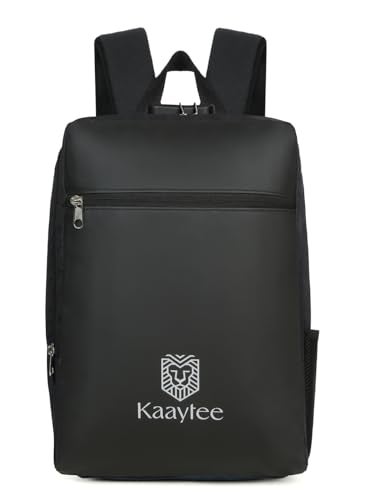 Kaaytee Zephyr Backpack Bag with 15.6 Inch Laptop Compartment, USB Charging Port & Organizer Pocket for Men Women Boys Girls- (Black) - Image 1