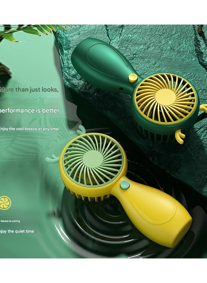 Goolsky Mini Handheld USB Fan – Lightweight Portable Rechargeable Pocket Fan, Desk/Travel/Outdoor Cooling, 3-Speed Quiet Operation - Image 4