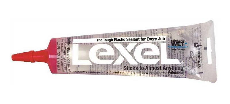 Sashco 5 oz Clear Lexel Adhesive Caulk Tube - Image 3