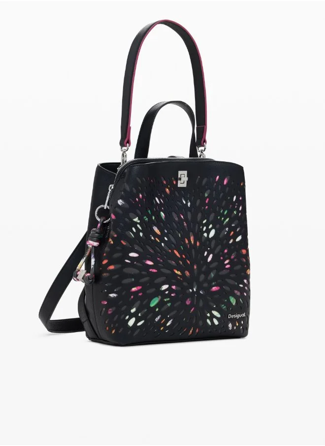 DESIGUAL Mini Perforated Backpack