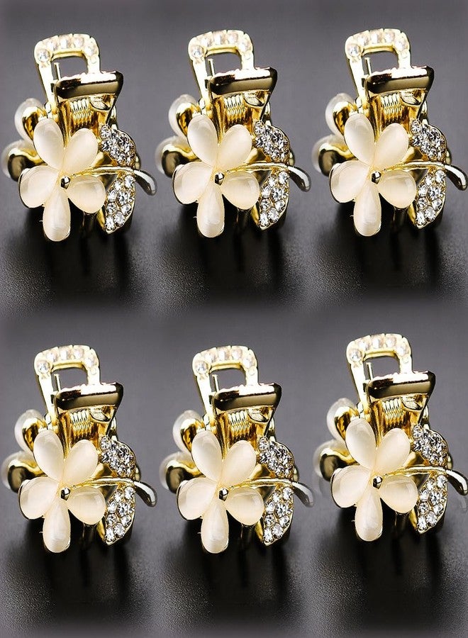 ANBALA Small Hair Claw Clips, Opal Rhinestone Hair Clamps, Grip Crystals for Thick, Thin, Long or Short Hair - Image 1