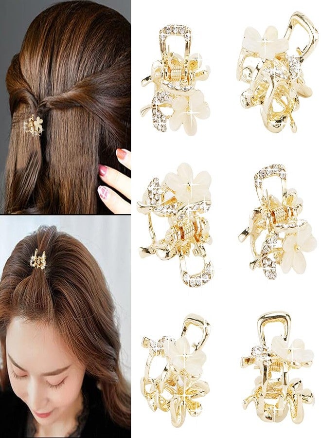 ANBALA Small Hair Claw Clips, Opal Rhinestone Hair Clamps, Grip Crystals for Thick, Thin, Long or Short Hair - Image 3