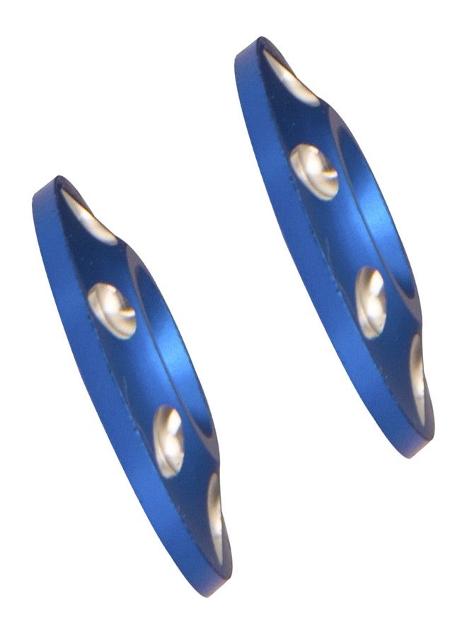 Vgoohobby 2Pcs Vgoohobby RC Metal Rear Wing Buttons Gasket,Universal Rear Fixed Tail Protection Spacer for 1/10 RC Off Road Short Truck Buggy Racing Car (Blue) - Image 4