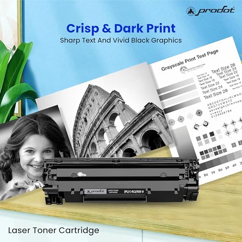 ProDot 912/925 Toner Cartridge Replaces Canon CRG 912/925, HP CE285A Compatible with Canon LBP 3018/3050/3100/3108/3150 HP P1102/P1102w/M1132/M1212 I 1500 Page Yield I 1 Year Warranty (1 PC) - Image 4