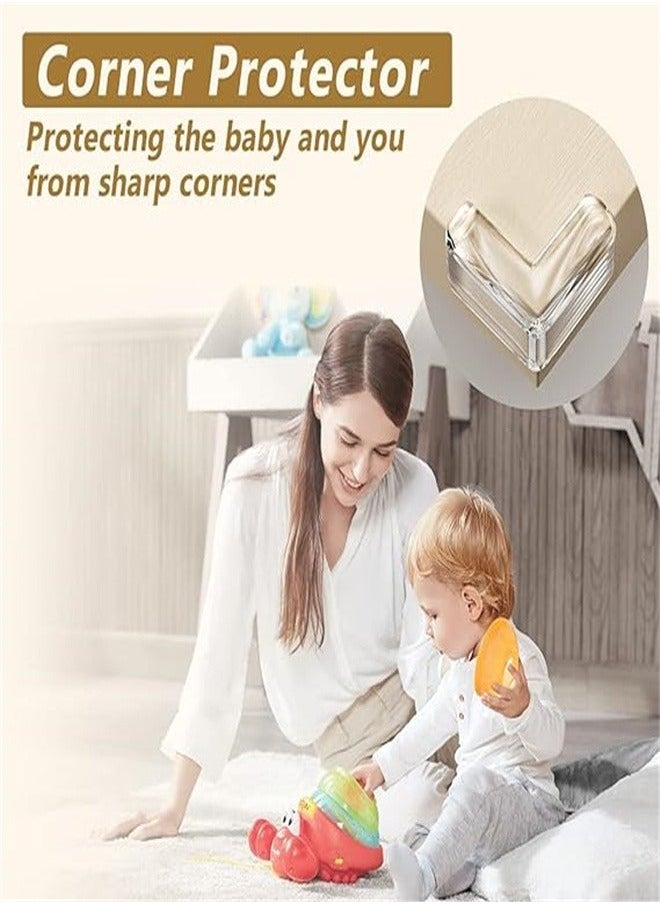 Gonice 20 Pack Corner Protector for Baby, Furniture Corner Guard & Edge Safety Bumpers, Baby Proof Bumper & Cushion to Cover Sharp Furniture & Table Edges  - Image 2