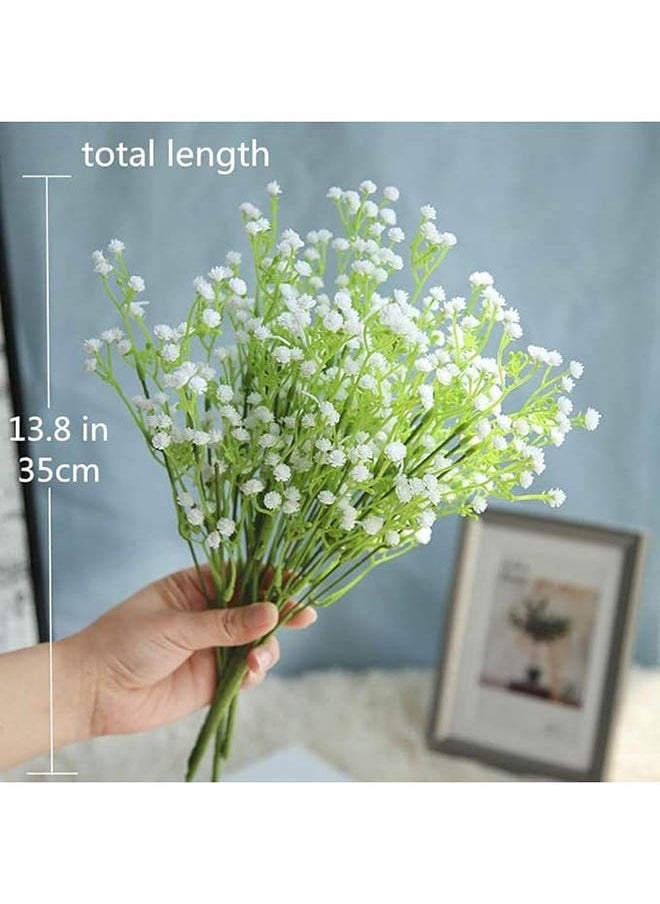 Generic Baby Flower Bouquet Plastic For Decoration White  - Image 2