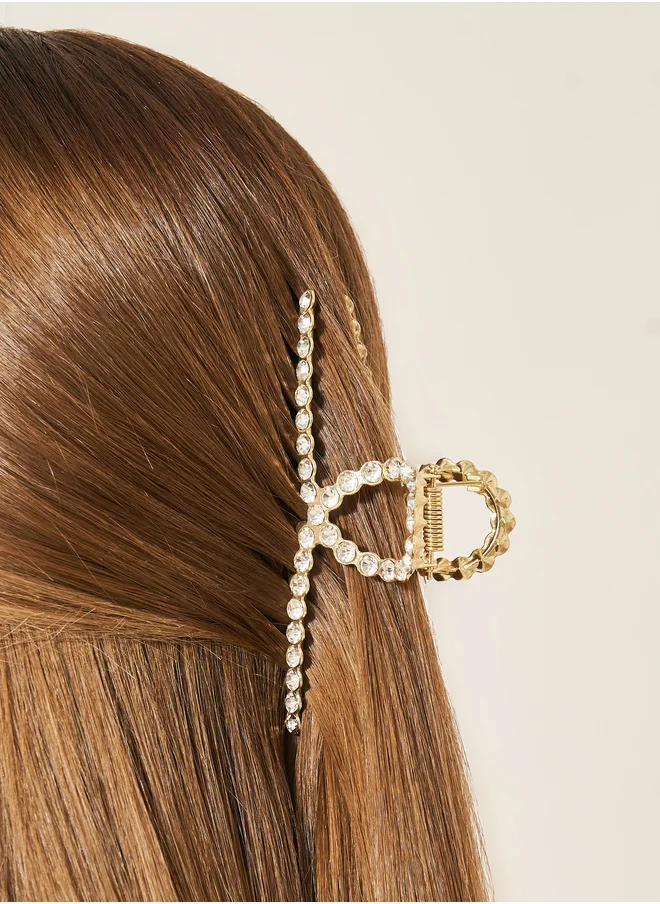 Styli Embellished Hair Claw