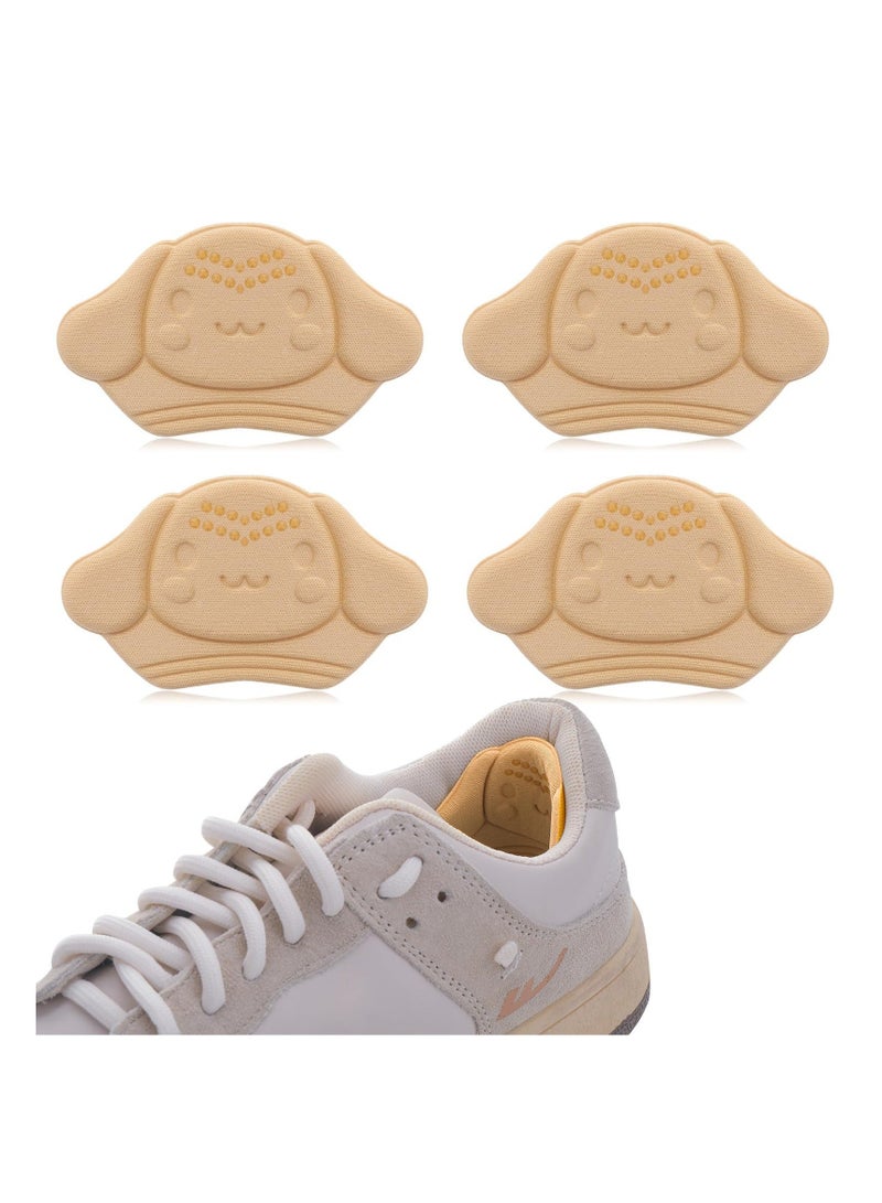 4 Pairs Shoe Inserts for Kids, Heel Shoe Grips Liner for Loose Shoes, Inserts Grips Liners Heel, Preventing Heel Rubbing and Blisters, for Girls and Boys Boots, Trainers - Image 2