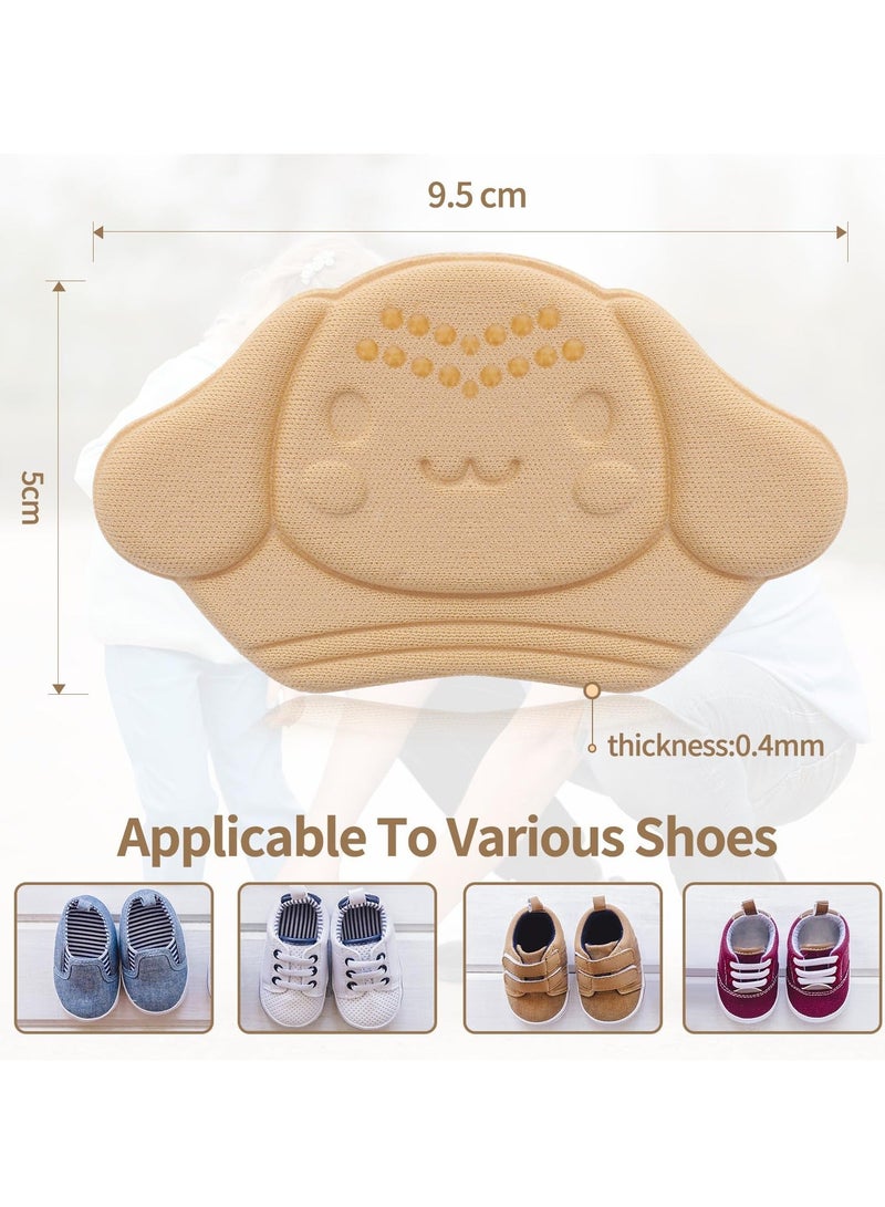 4 Pairs Shoe Inserts for Kids, Heel Shoe Grips Liner for Loose Shoes, Inserts Grips Liners Heel, Preventing Heel Rubbing and Blisters, for Girls and Boys Boots, Trainers - Image 3