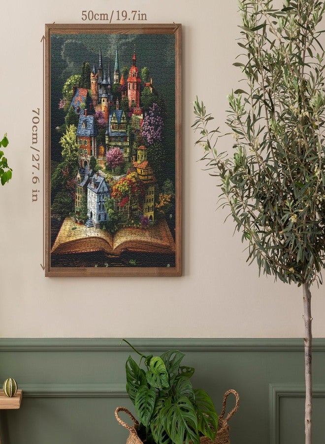 BBOLDIN Magic House Books Puzzles for Adults 1000 Pieces, Mystery Landscape Scenic Jigsaw Puzzles, Colorful Fantasy Art Puzzles - Image 5