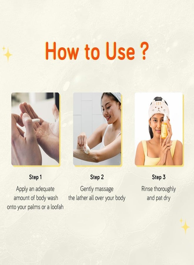  مودي غسول الجسم مودي بفيتامين سي لتفتيح البشرة مع أحماض ألفا هيدروكسي الفاكهية | يُحارب التصبغات وينظف بعمق | لبشرة نضرة ومرطبة | خالٍ من الكبريتات | مناسب لجميع أنواع البشرة | للنساء والرجال (200 مل) - Image 3