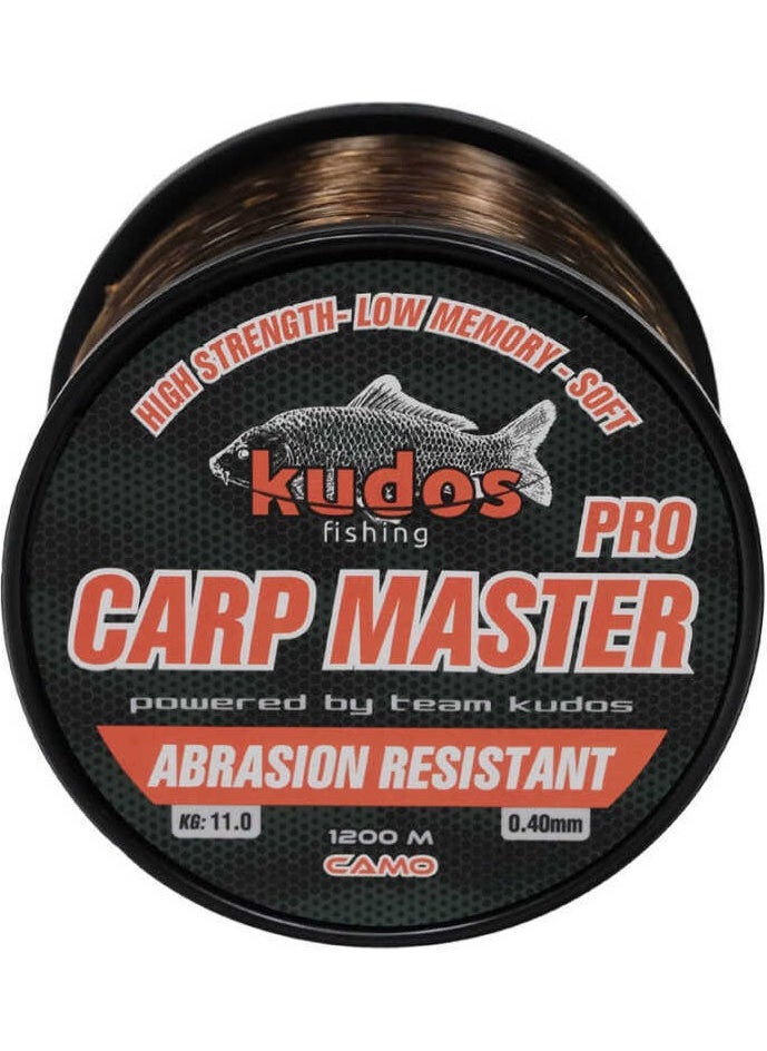 Kudos - Carp Master 1200M 0.35 Camouflage Fishing Line STANDARD-0,40MM - Image 1