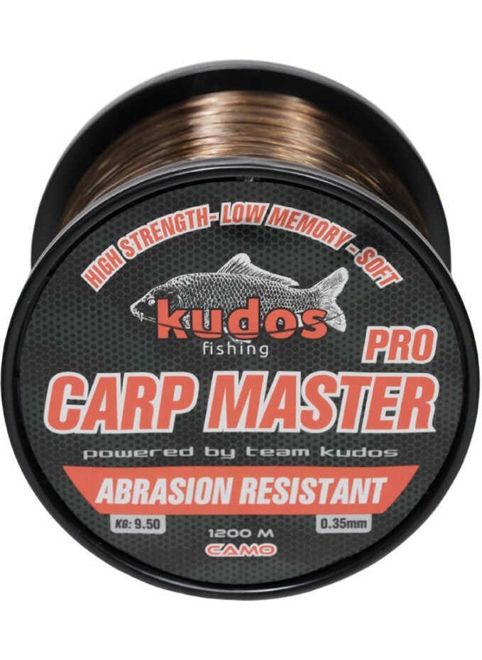 Kudos - Carp Master 1200M 0.35 Camouflage Fishing Line STANDARD-0,40MM - Image 1