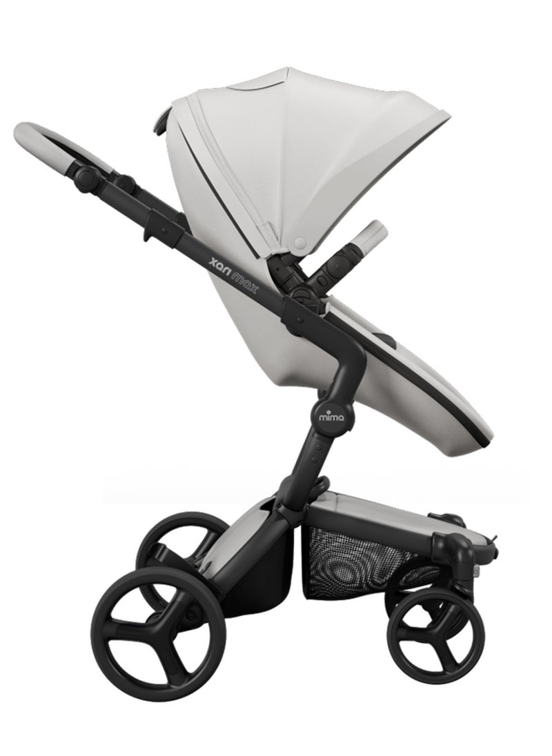 mima - Xari Max Black Frame, Snow White Seat Box And Black Starter Pack - Image 1