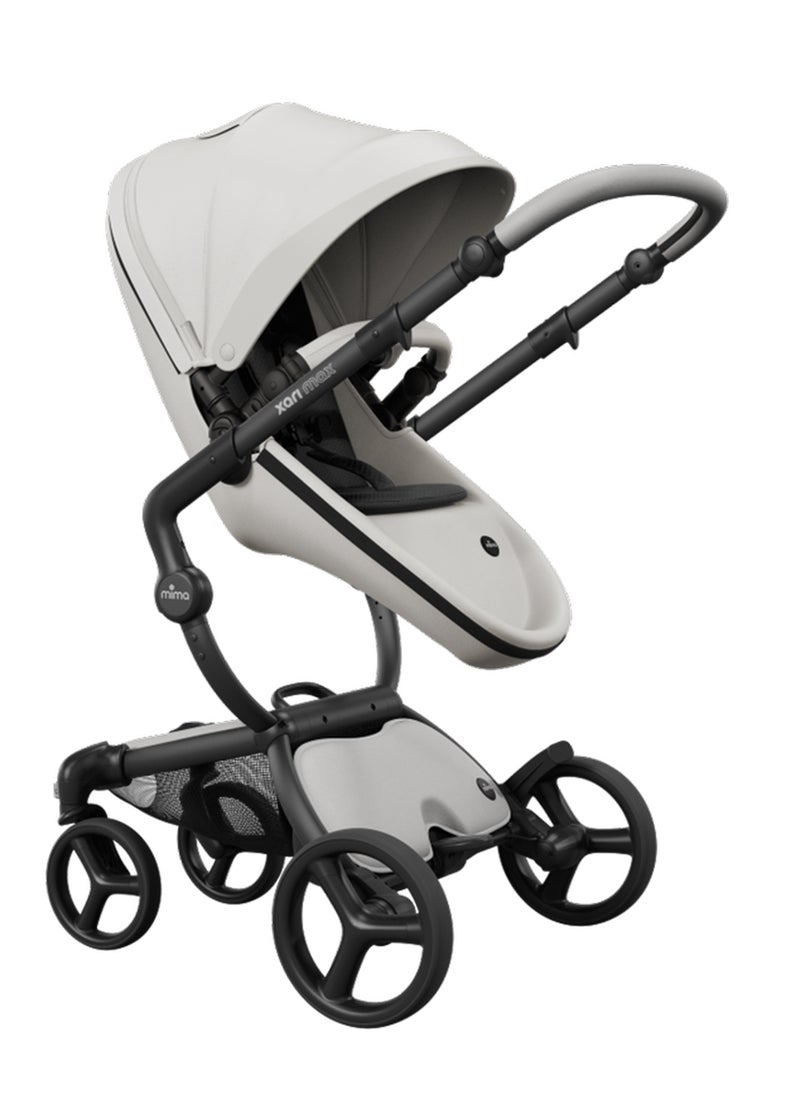 mima - Xari Max Black Frame, Snow White Seat Box And Black Starter Pack - Image 1
