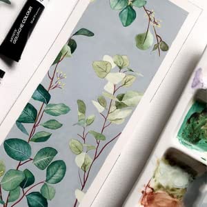 BRUSTRO Artists Gouache Colour | Set of 12 Colours X 12ml Tubes | Highly pigmented, Opaque Colors, Intermixable, Canvas Paint, Perfect For Students, Adults, Beginners, Professionals and Artists - Image 4