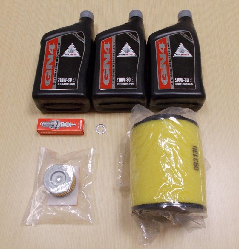Honda New 2007-2013 Honda TRX 420 TRX420 Rancher OE Complete Oil Service Tune-Up Kit - Image 2