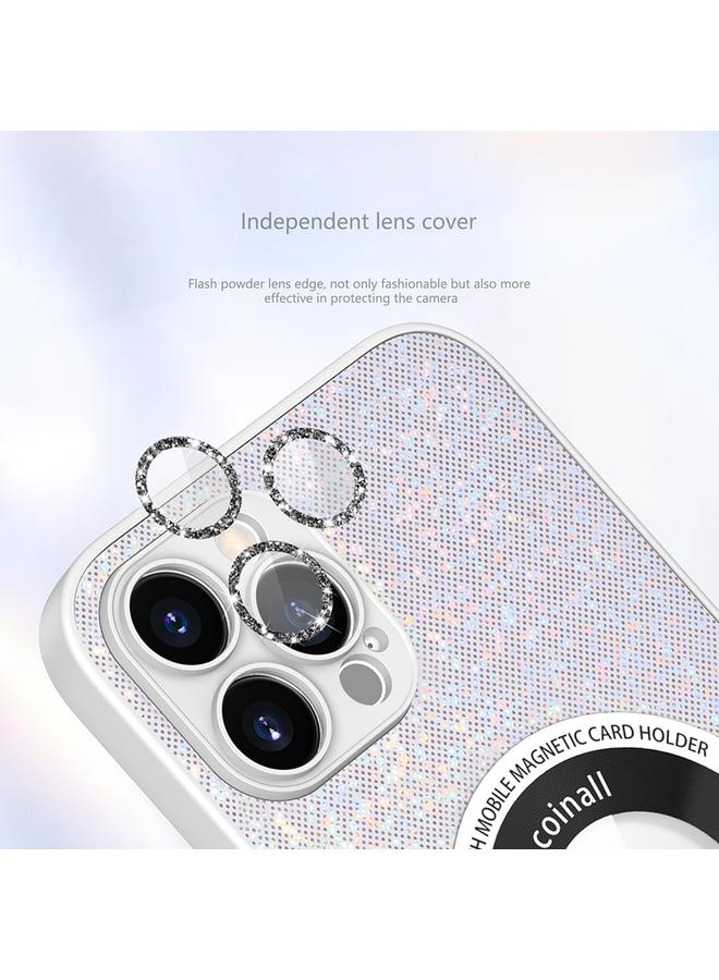 اس-توب جراب لهاتف iPhone 13 Pro، جراب مغناطيسي لامع ملون من مادة TPU + PC - Image 5