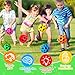 YVBBHE 12 PCS Large Bouncy Ball Colorful Big Super Bounce ToyExtreme High Bouncing Balls for KidsFun Kids Lightweight Foam Jump Sensory Ball for Outside HHLFCL - Image 4