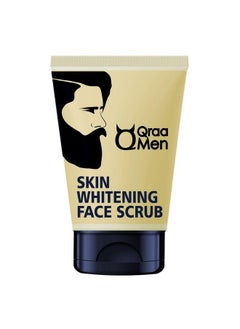 Qraa Men Vitamin C Skin Lightening Face Scrub With Yogurt And Oatmeal  - Image 1