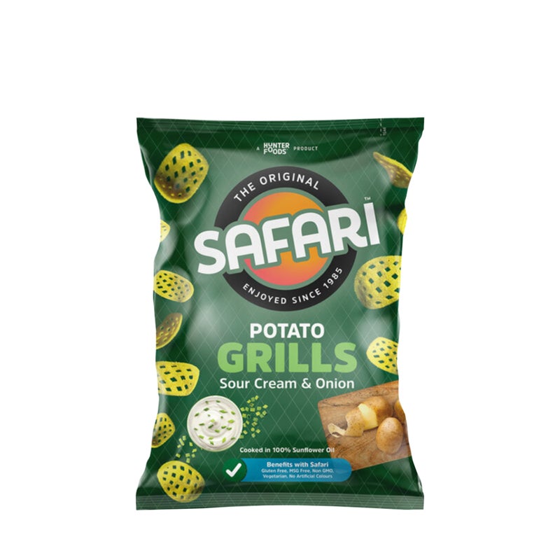 Safari Potato Grills Sour Cream and Onion - 60g - Image 2