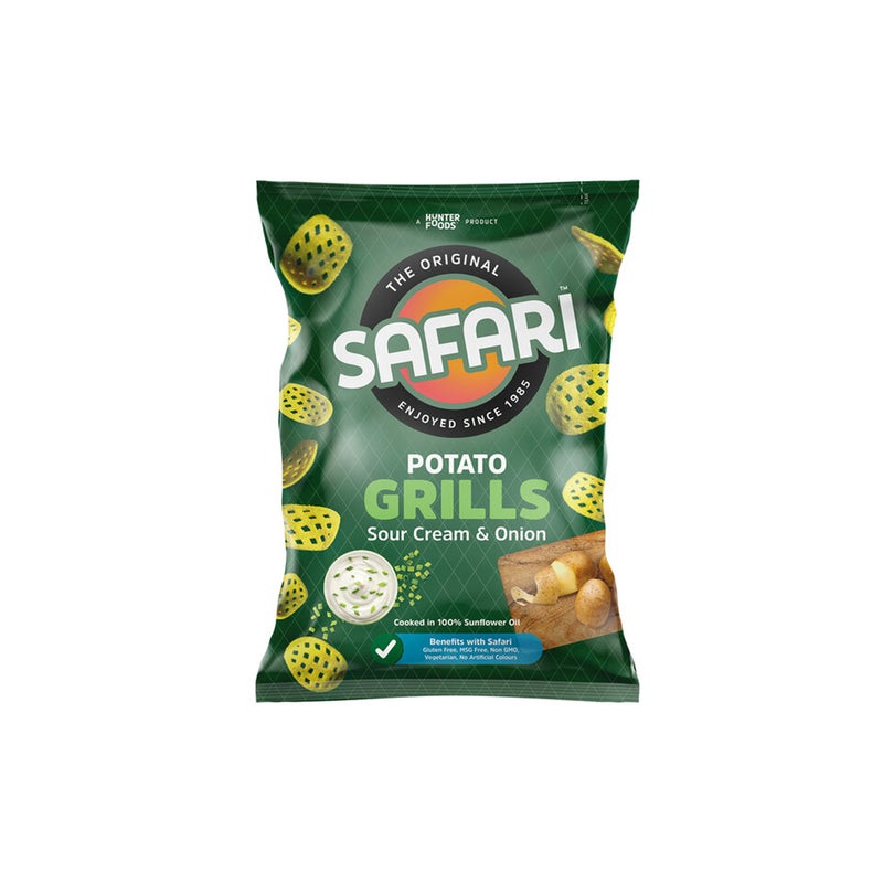 Safari Potato Grills Sour Cream and Onion - 60g - Image 3
