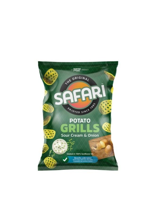 Safari Potato Grills Sour Cream and Onion - 60g - Image 1
