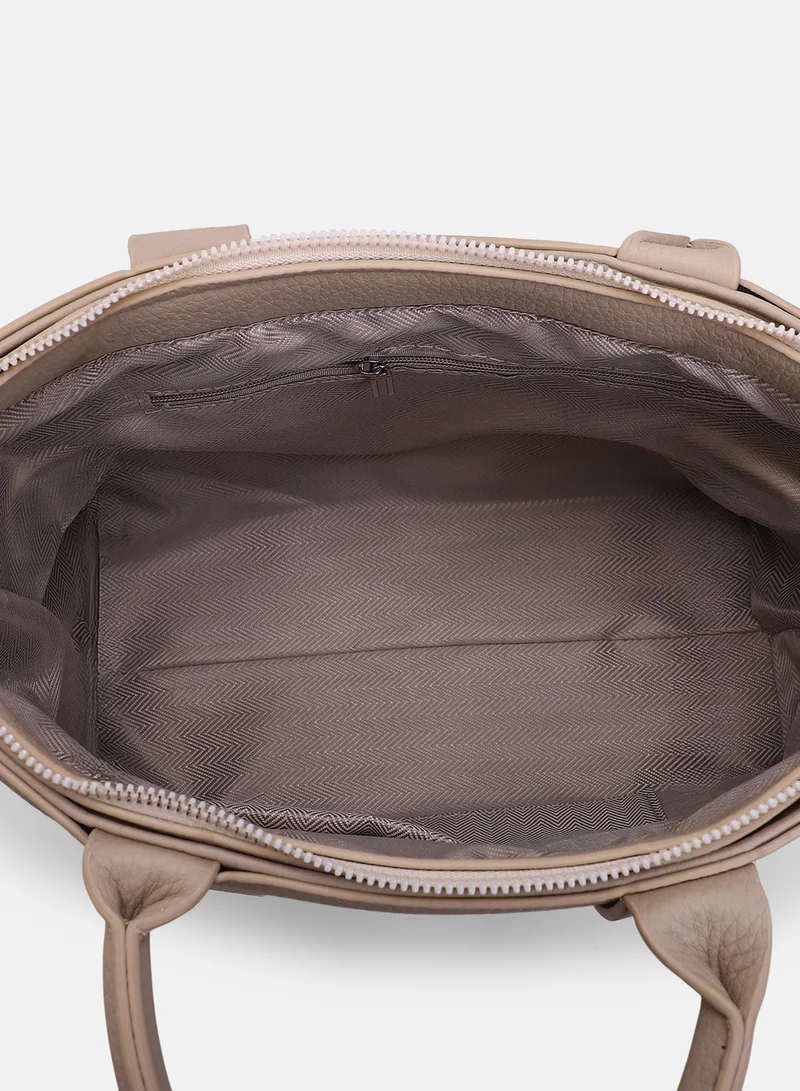Haute Sauce Women's The Interweave Hand Bag - Ecru White