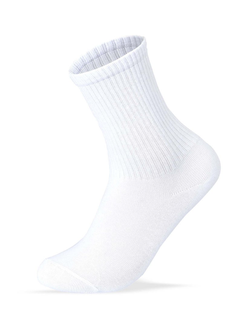 SAM SOCKS Kids Set of 3 Long School Plain Socks White-Grey-Blue size 26-29 EU - Image 2