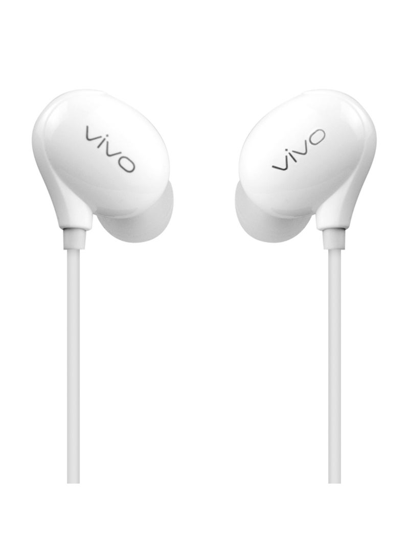 vivo XE710 Wired Earphones with Master-Level Hi-Fi Sound | In-Line Remote Control | Crystal Pebble Design | Ergonomic Fit - Image 2