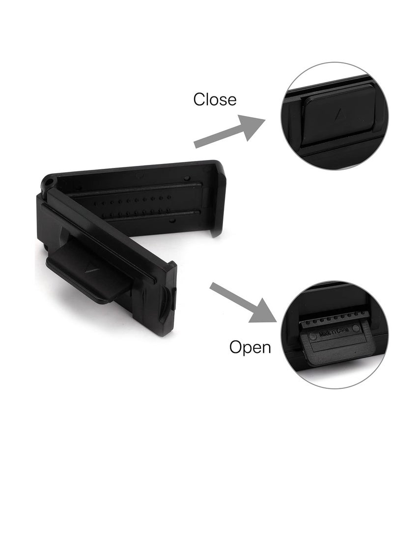 SYOSI Car Seat Belt Adjuster, Seatbelt Clips, Auto Car Seat Belt Stopper Clamp, Smart Adjust Seat Belts to Relax Shoulder Neck Tension While Driving (Silver) - Image 5