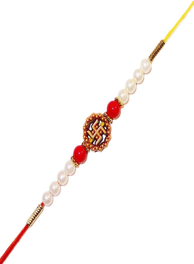 iberry's Rakhi Gift Pack with Set of Two Rakhi & Rakshabandhan Card and Roli Chawal for Brother | rakhi for brother (3333)-Best Gift from Sister - Image 2