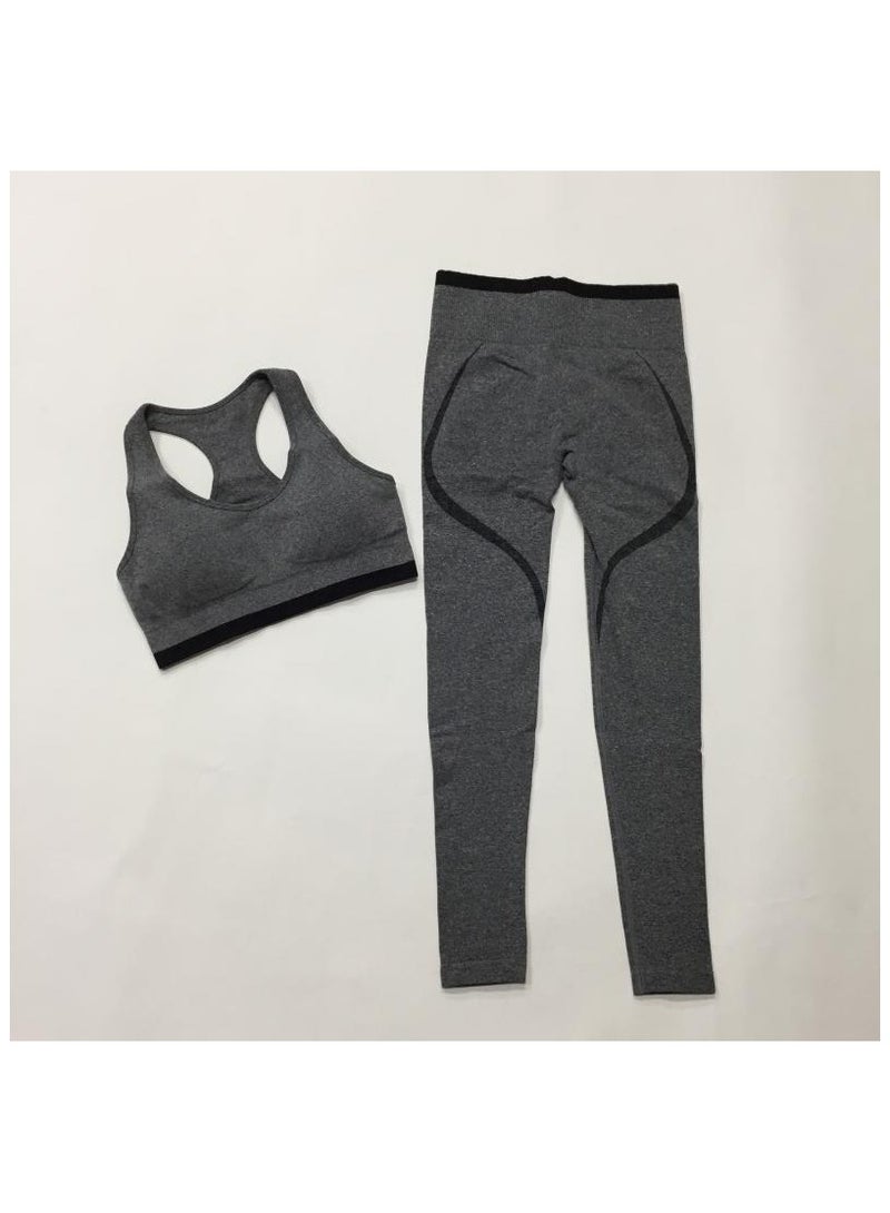 Women's Yoga Fitness Sports Bra Shorts Set - Image 1