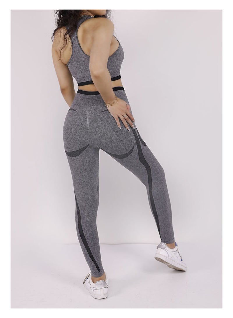 Women's Yoga Fitness Sports Bra Shorts Set - Image 5