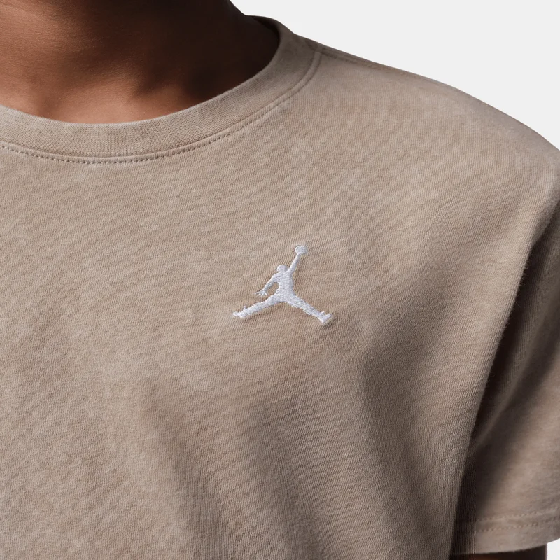 Jordan Brown Kids' Jumpman Air Acid Wash T-Shirt  | Best Price UAE