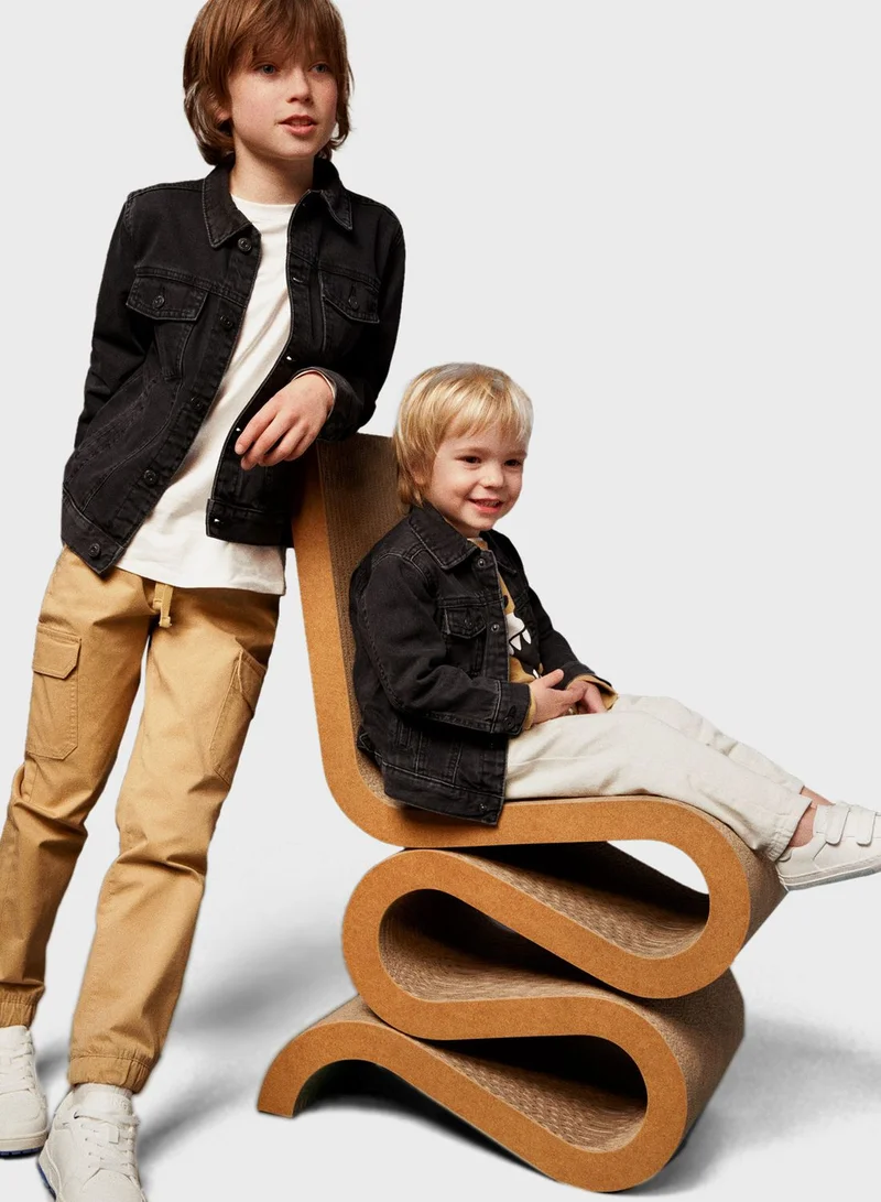 MANGO Infant Rinse Denim Jacket