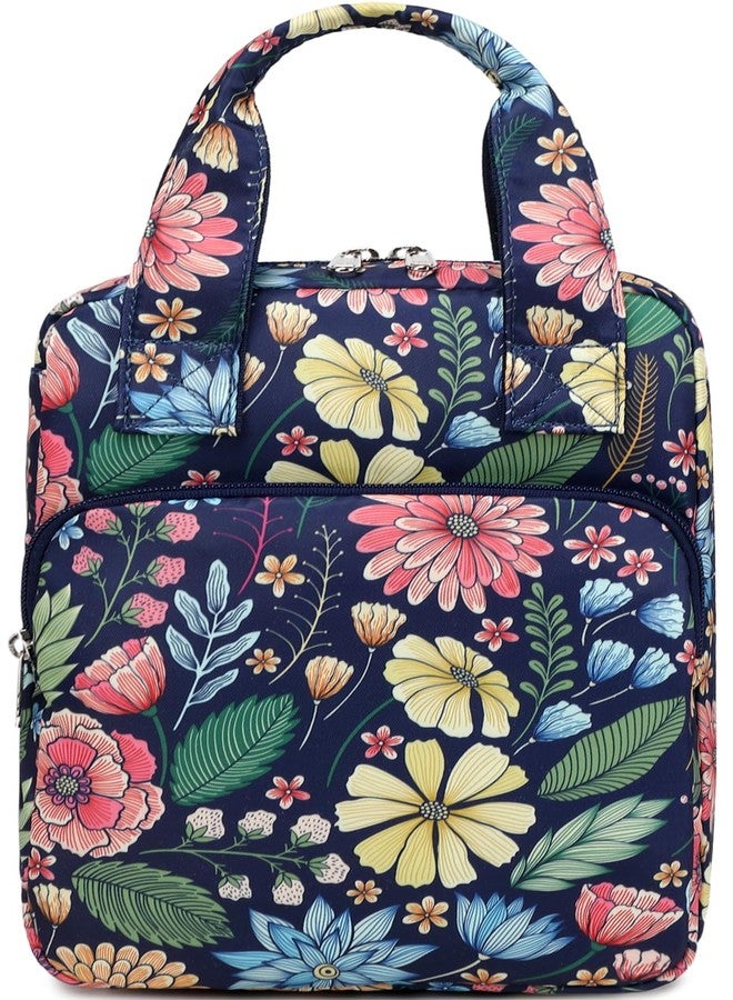 DSIUE Bible Cover Case with Handle Forestall Bible Carrying Case, Floral Book Cover Gifts - Image 1
