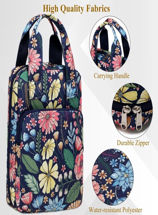 DSIUE Bible Cover Case with Handle Forestall Bible Carrying Case, Floral Book Cover Gifts - Image 5
