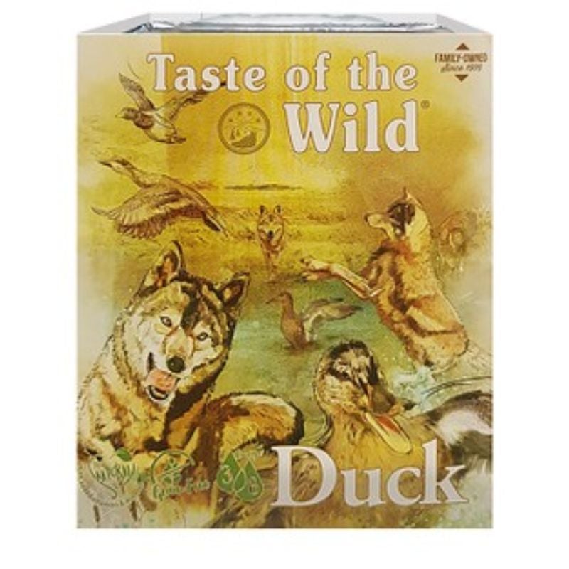Taste of the Wild Wet Food with Duck & Chicken for Adult Dogs , 390 gr