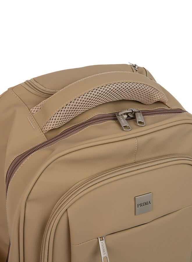 بريما حقيبة ظهر قابلة للطي 20 إنش بعجلات رباعية للطلاب والأعمال والسفر | حقيبة مدرسية للطلاب بعجلات بحجم مناسب للكابينة، عجلات دوارة سلسة، سحاب متين - Image 2