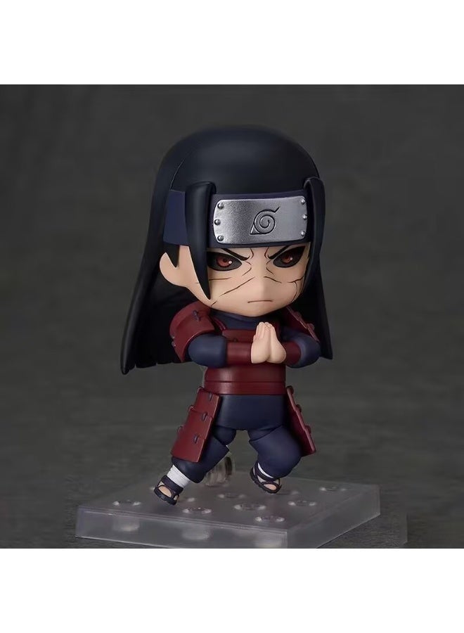 Naruto Senju Hashirama Movable Replacement Face Doll Model Decoration Desktop Decoration Toy Gift for family and friends(height 10 cm) - Image 4