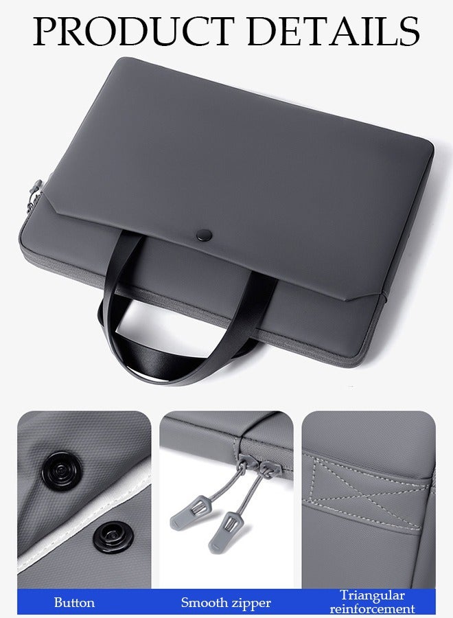 DUNISO 15.6 Inch Laptop Bag Lightweight Computer Bag Travel Business Briefcase Water Resistance Laptop Handbag for Men and Women Work Office - Image 2