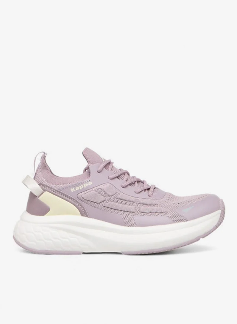 Women's Logo Print Sports Shoes with Lace-Up Closure