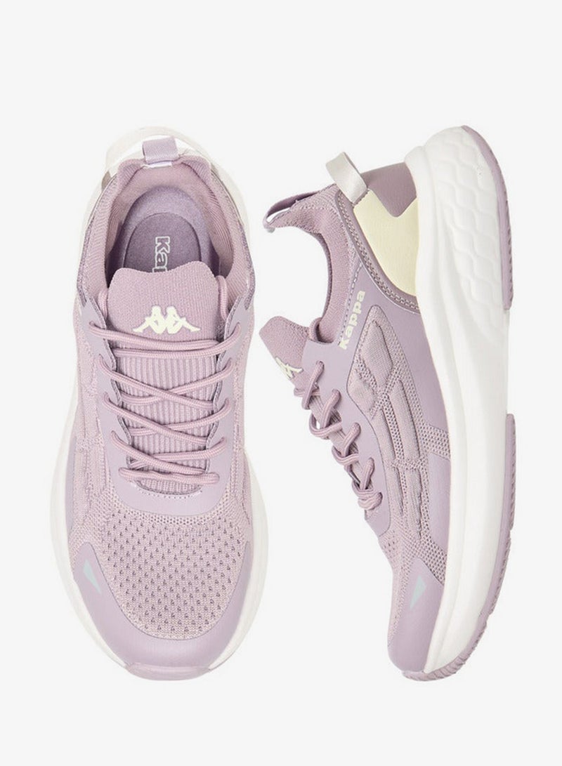 Kappa Women's Logo Print Sports Shoes with Lace-Up Closure - Image 3